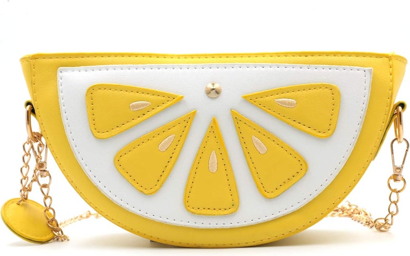 QiMing Orange CrossBody Purse Bag,PU Phone Shoulder Wallet for Women Girl - Image 1